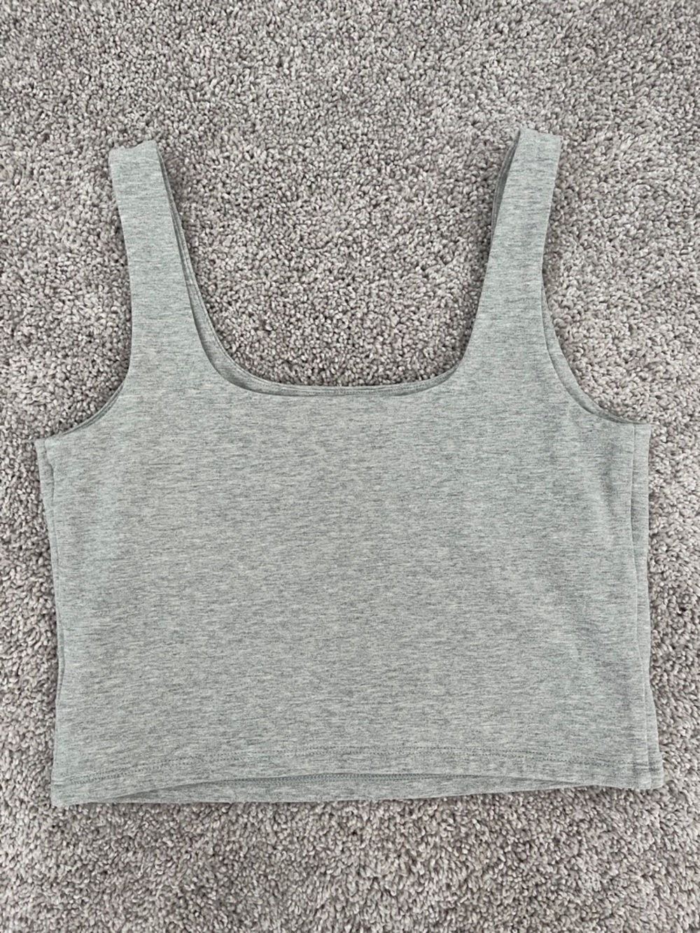GAP Gray Cropped Tank NWOT - Picture 2 of 9